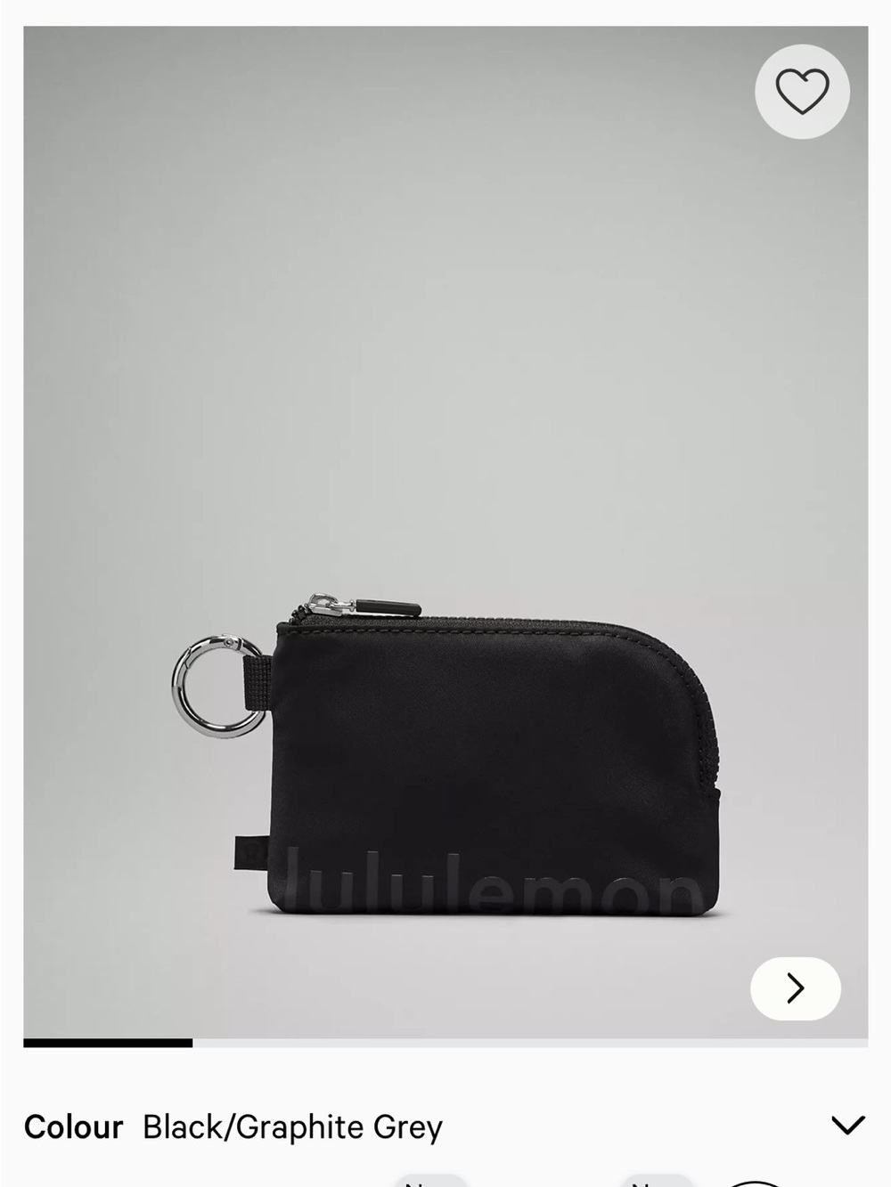 Lululemon Clippable Card Pouch